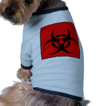 Bio Hazard or Biohazard Sign Symbol Warning Red