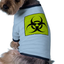 Bio Hazard or Biohazard Sign Symbol Warning Yellow