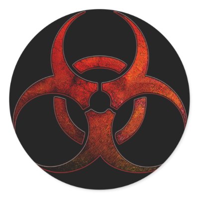 Bio-hazard Sticker by Zeroend