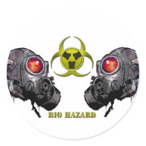 Bio hazard sticker