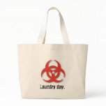 Bio-Hazard-Symbol, Laundry day. bags