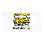 Biochemist In Dictionary...My Picture Custom Photo Card