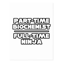Biochemist / Ninja Postcards