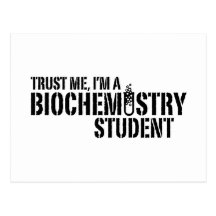 Biochemistry Student Postcards