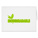 Biodegradable cards