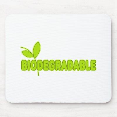 Biodegradable Mouse Pad by sayingsentral