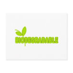 Biodegradable postcards
