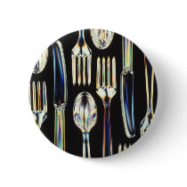Biodegradable Utensils Pinback Button