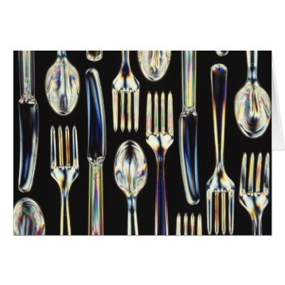Biodegradable Utensils Cards by Alleycatshirts