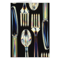 Biodegradable Utensils Greeting Card