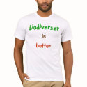biodiverser is better t-shirts