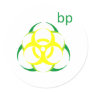 Biohazard bp 2 round stickers