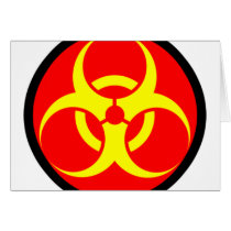 biohazard greeting card