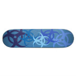 Biohazard (cool blue) skateboards
