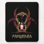 Biohazard Gas Mask Customizable Mouse Pad
