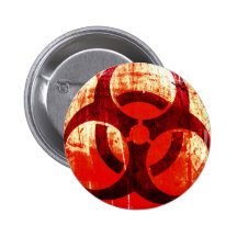 Biohazard Grunge Pins