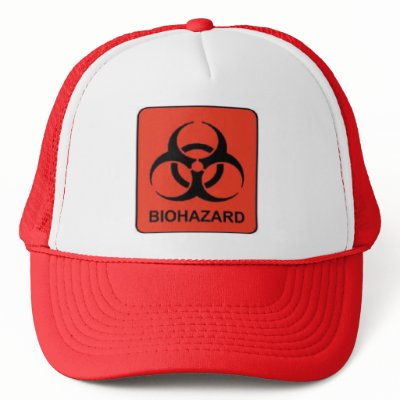 Biohazard Hat (Red) by heavymetall