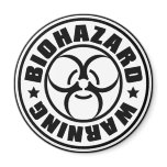 BIOHAZARD REFRIGERATOR MAGNETS