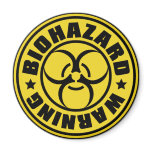 BIOHAZARD REFRIGERATOR MAGNET