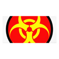biohazard custom photo card