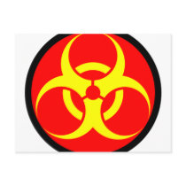 biohazard postcards