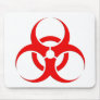 Biohazard red design! mouse pads