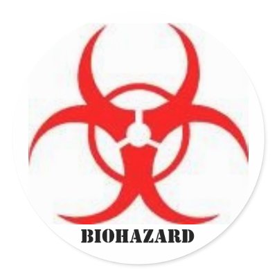 biohazard sign stickers by catanduanes