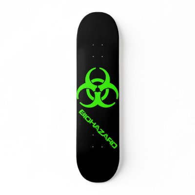 Biohazard Skateboard Pro by kinggraphx