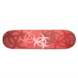 Biohazard (soft red) skateboards