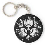 Biohazard -Splat Key Chain