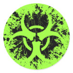 Biohazard -Splat Sticker