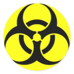 Biohazard! stickers