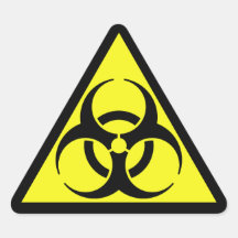 Biohazard Sticker