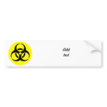 BioHazard Symbol Bumper Sticker