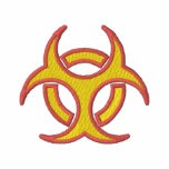 Biohazard Symbol embroidered shirts