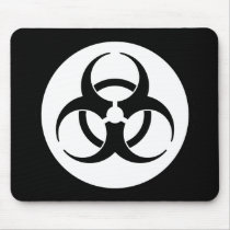 Biohazard Symbol Mousepad