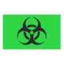 Biohazard Symbol Rectangular Stickers