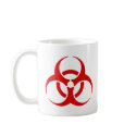 biohazard ! warning danger mugs