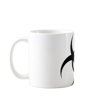 biohazard waste symbol coffee mugs by Tomaniac