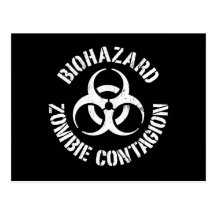 Biohazard: Zombie Contagion Postcard