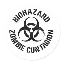 Biohazard: Zombie Contagion Sticker