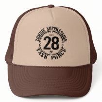 Biohazard Zombie Task Force Trucker Hats