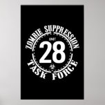 Biohazard Zombie Task Force posters