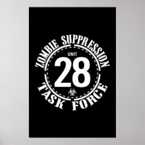 Biohazard Zombie Task Force Poster