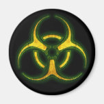 Biohazard Zombie Warning Fridge Magnet