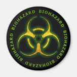 Biohazard Zombie Warning Refrigerator Magnets