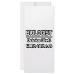 Biologist...Drinks Well With Others Rack Cards