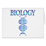 Biology Greeting Card