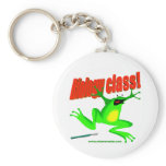 Biology class frog key chains