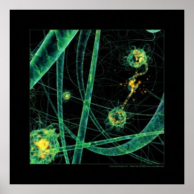 Biology: communication #2 print by gtran
